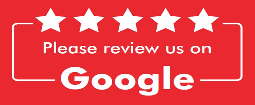 Write a Google Review & receive 10% off